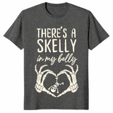 Halloween Pregnancy spooky mama announcement t-shirt in dark heather