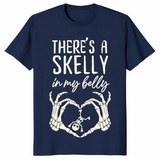 Halloween Pregnancy spooky mama announcement t-shirt in navy