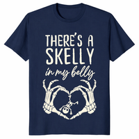 Halloween Pregnancy spooky mama announcement t-shirt in navy
