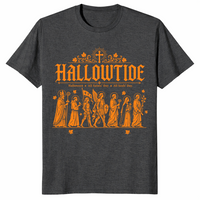 Hallowtide triduum shirt in dark heather grey