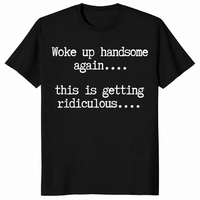Handsome humor shirt black