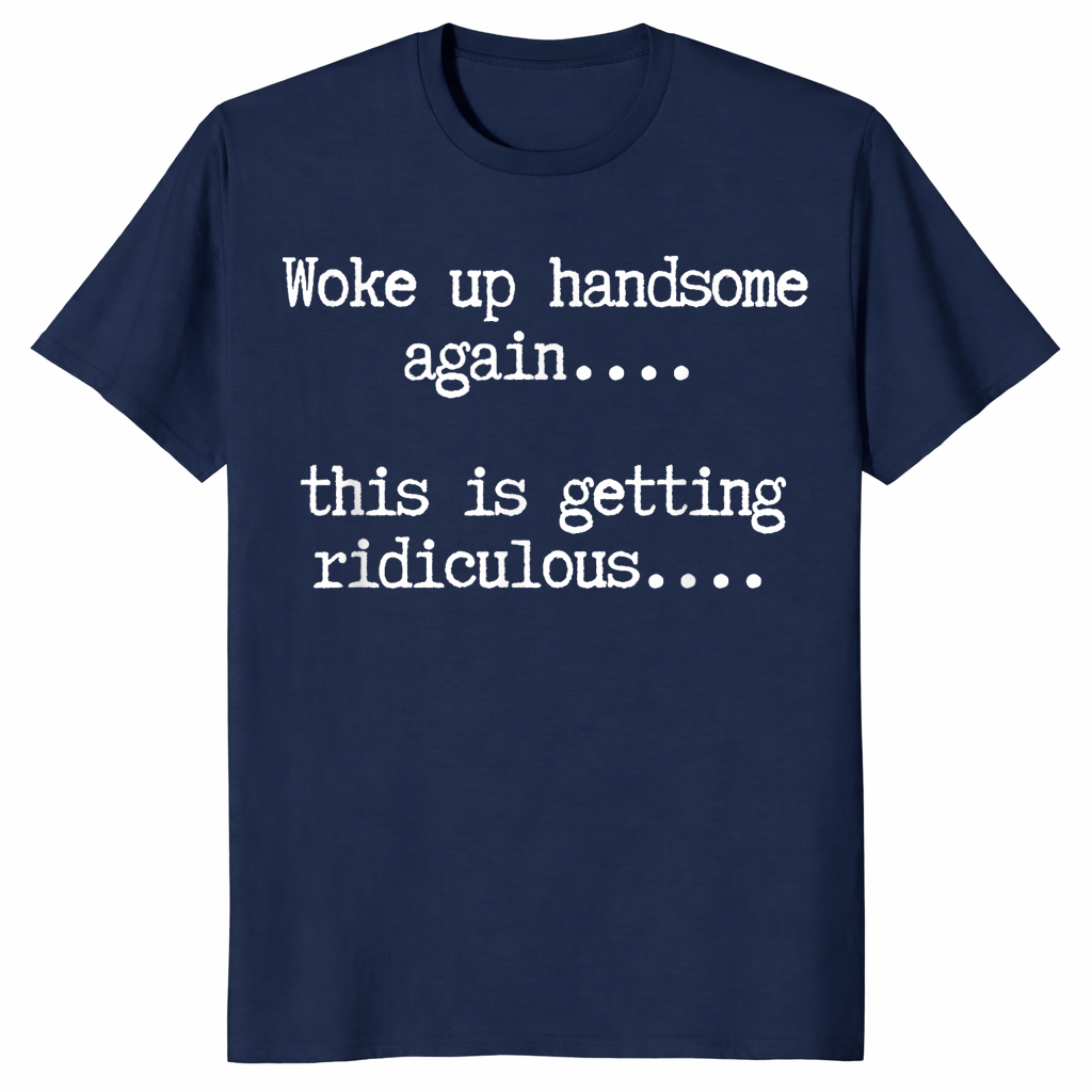 Handsome humor shirt navy