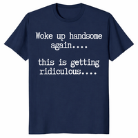 Handsome humor shirt navy