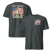 Happy 4th of July to All You Sumbitches Patriotic T-Shirt | Cuccico