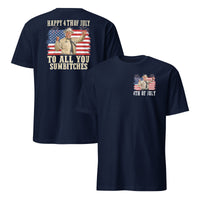 Happy 4th of July to All You Sumbitches Patriotic T-Shirt | Cuccico
