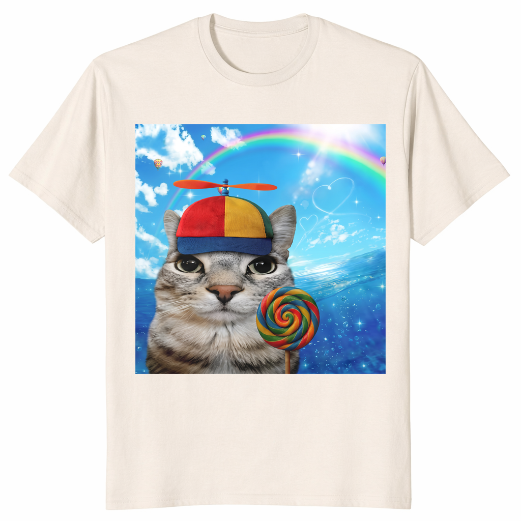 Happy Cat Dreamcore Shirt T-Shirt in Natural
