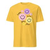 Cuccico Happy To See Your Face Shirt in Daisy – Bright Teacher Back To School Shirt