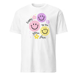 Cuccico Happy To See Your Face Shirt in White – Classic Teacher Back To School Shirt