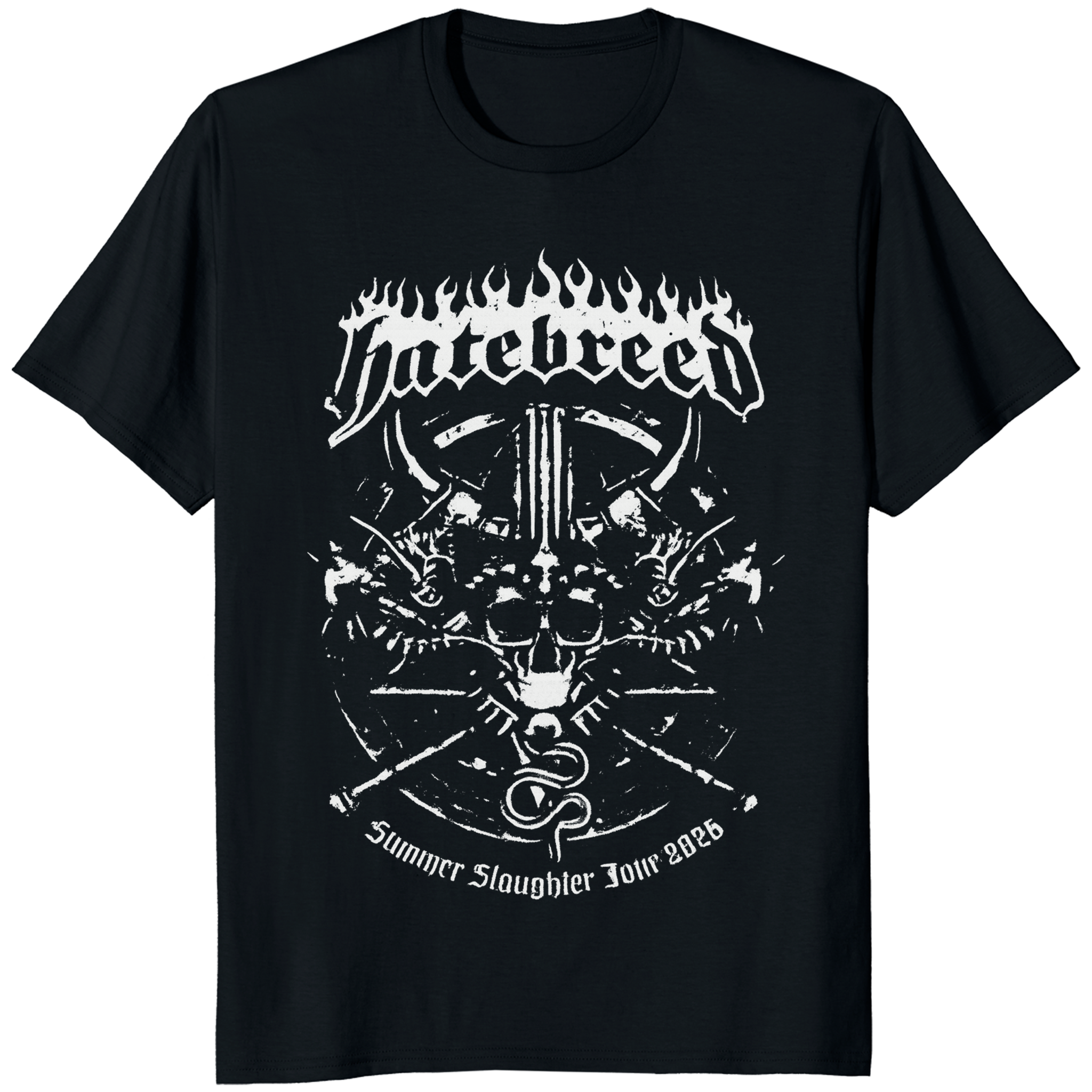 Black Hatebreed Summer Slaughter Tour 2025 T-shirt – Milwaukee July 27 at The Rave by Cuccico