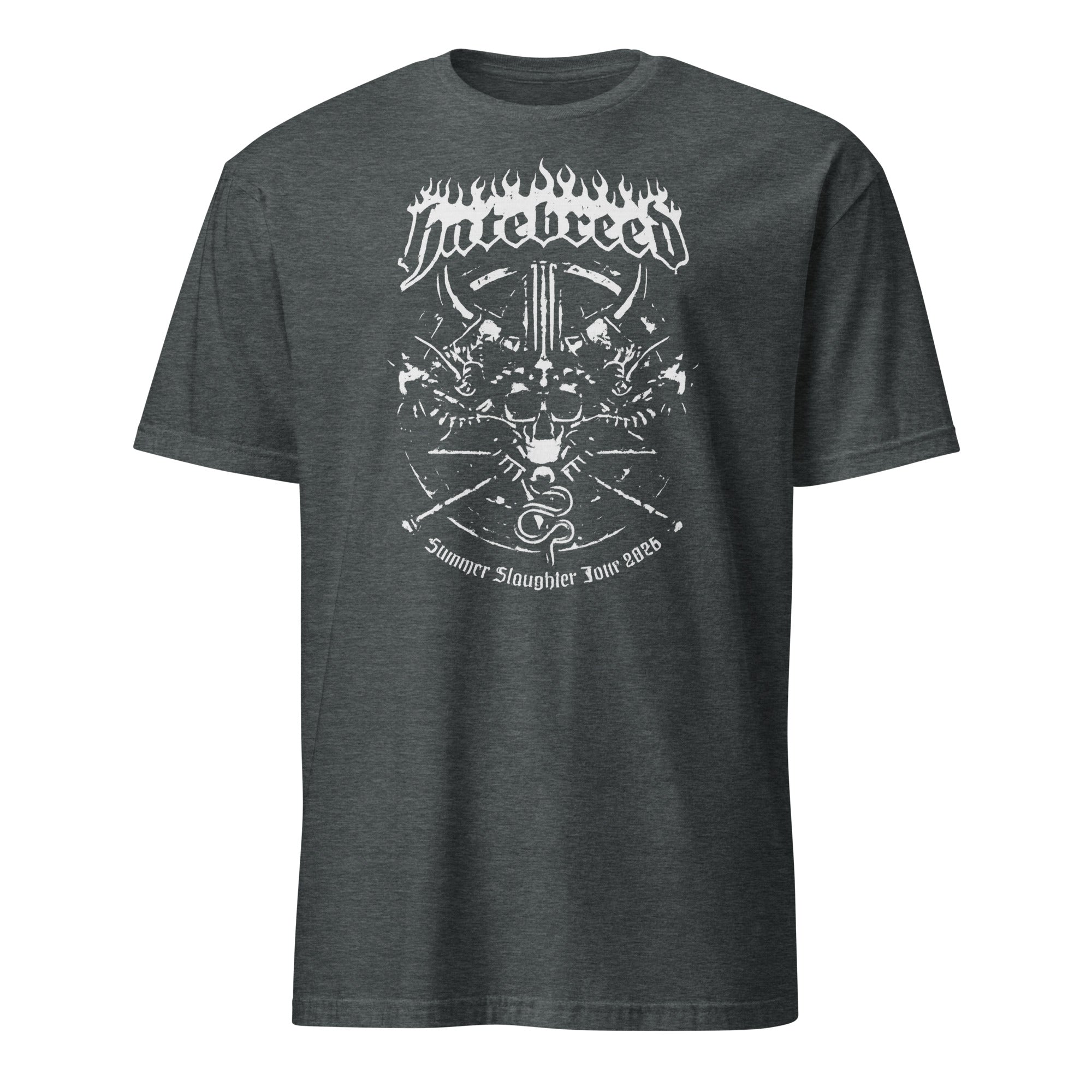 Dark Heather Hatebreed Summer Slaughter Tour 2025 T-shirt – Milwaukee July 27 at The Rave by Cuccico