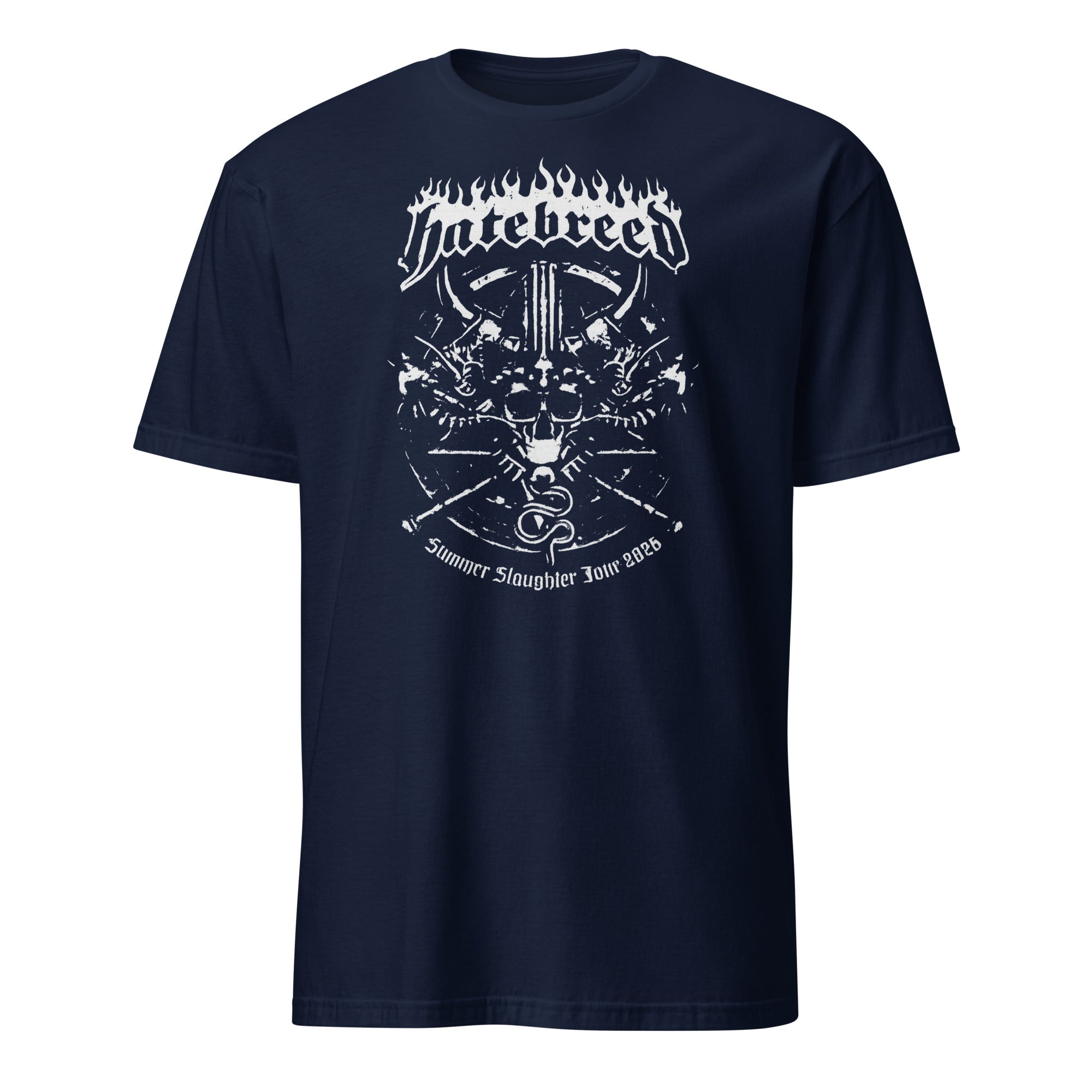 Navy Hatebreed Summer Slaughter Tour 2025 T-shirt – Milwaukee July 27 at The Rave by Cuccico