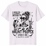 	Haunt People Shirt in ice grey