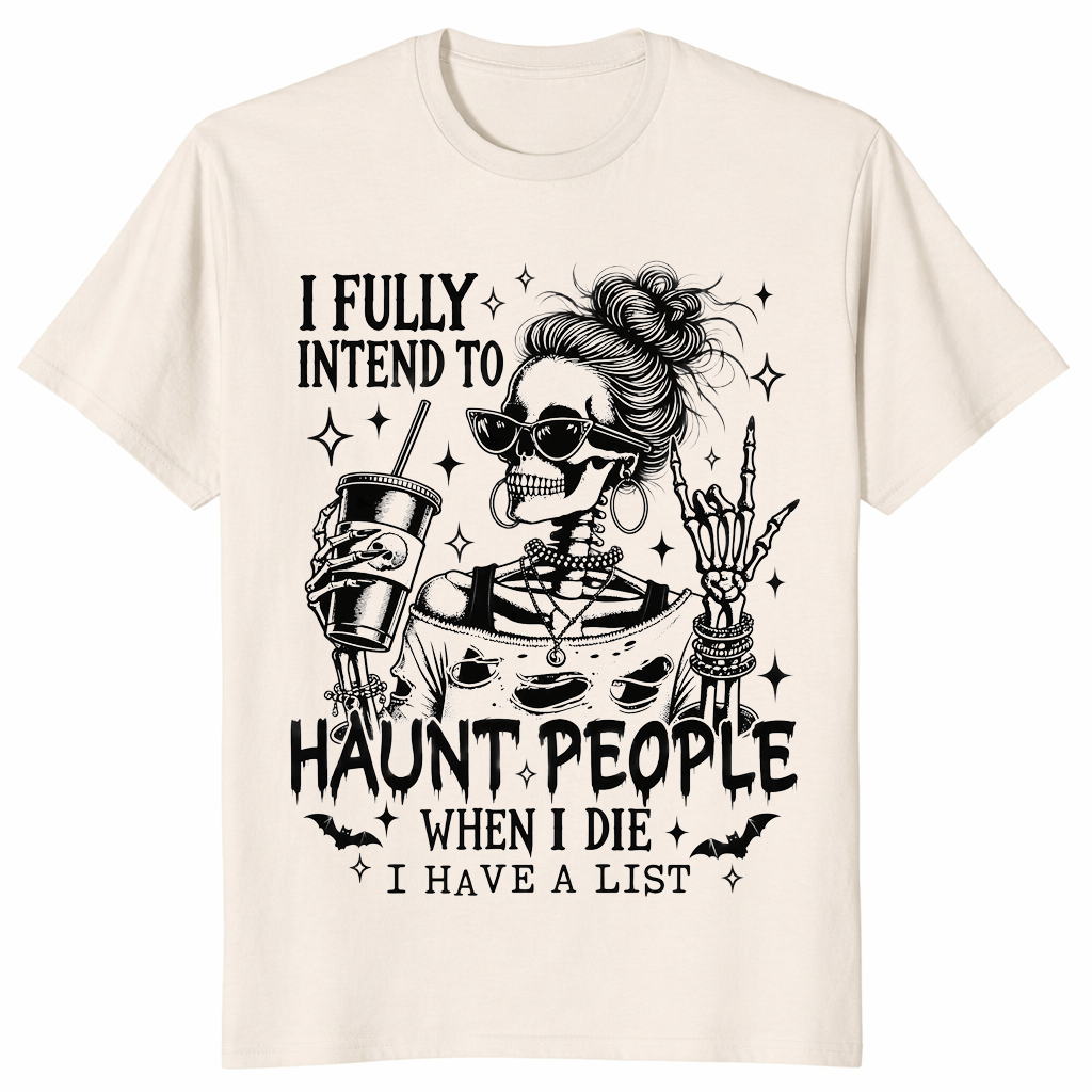 Haunt People Shirt in natural