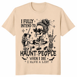 Haunt People Shirt in sand