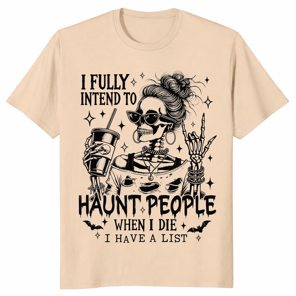 Haunt People Shirt in sand