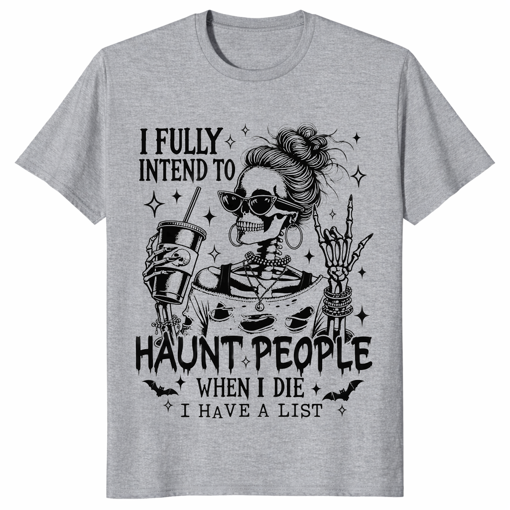 Haunt People Shirt in sport grey