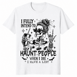 Haunt People Shirt in white
