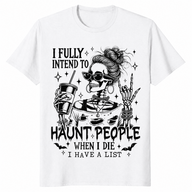 Haunt People Shirt in white