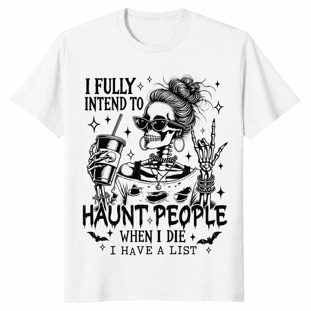Haunt People Shirt in white