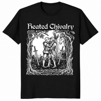 Heated Chivalry Medieval Knights Kissing Funny T-Shirt | Pride Tee | Cuccico