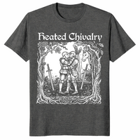 Heated Chivalry Medieval Knights Kissing Funny T-Shirt | Pride Tee | Cuccico