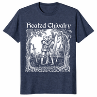 Heated Chivalry Medieval Knights Kissing Funny T-Shirt | Pride Tee | Cuccico