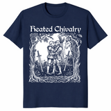 Heated Chivalry Medieval Knights Kissing Funny T-Shirt | Pride Tee | Cuccico
