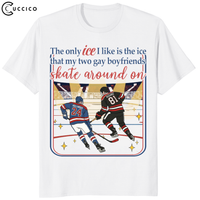 Heated Rivalry Hockey Romance T-Shirt — Ilya Rozanov & Shane Hollander Gay Boyfriends Tee | Cuccico