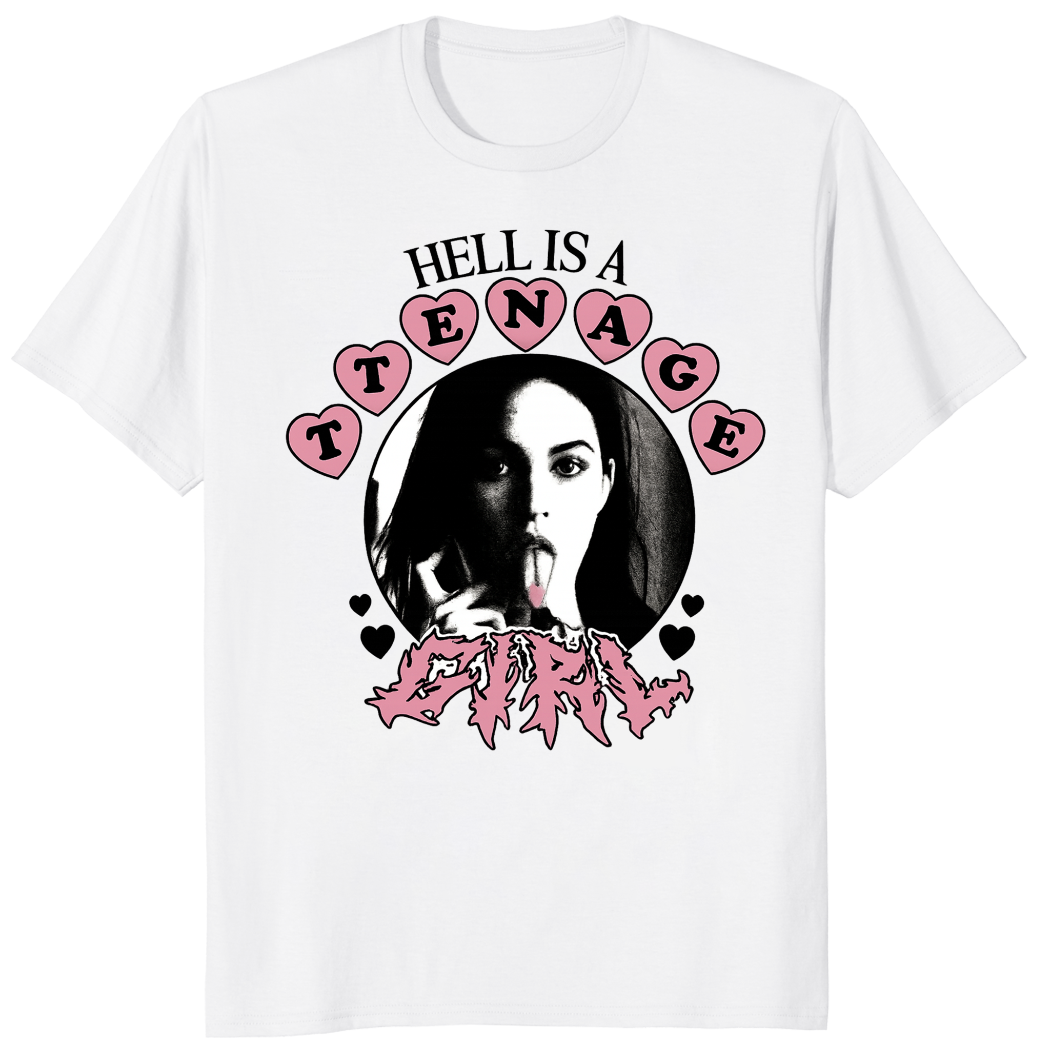 Hell Is a Teenage Girl Jennifer’s Body Shirt in white by Cuccico