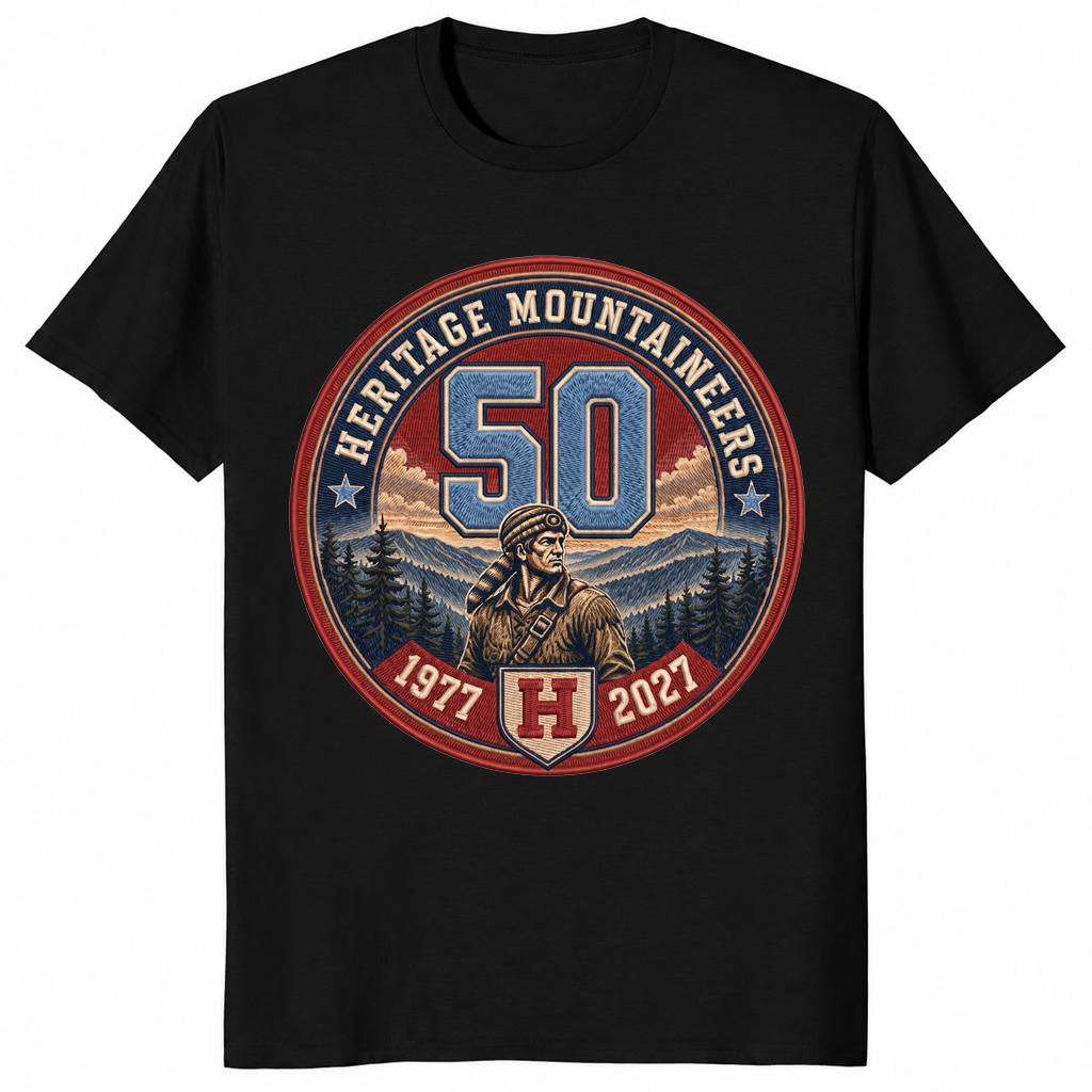 Heritage mountaineers shirt in black