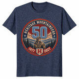 Heritage mountaineers shirt heather navy
