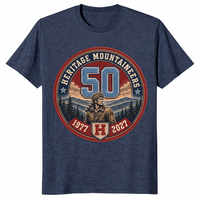 Heritage mountaineers shirt heather navy