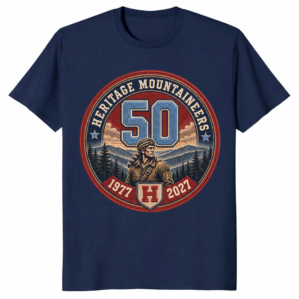Heritage mountaineers shirt in navy