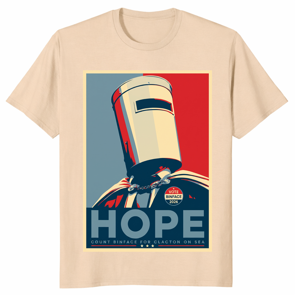 Hope For Clacton Count Binface Shirt | 2026 By-Election Fan Tee | Cuccico