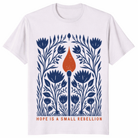 Equal rights shirt in ice grey