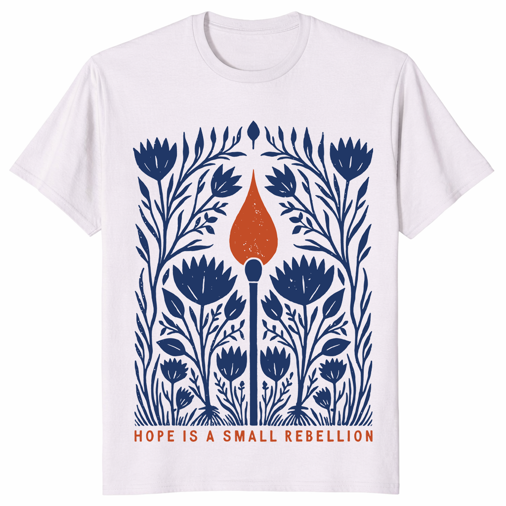 Equal rights shirt in ice grey
