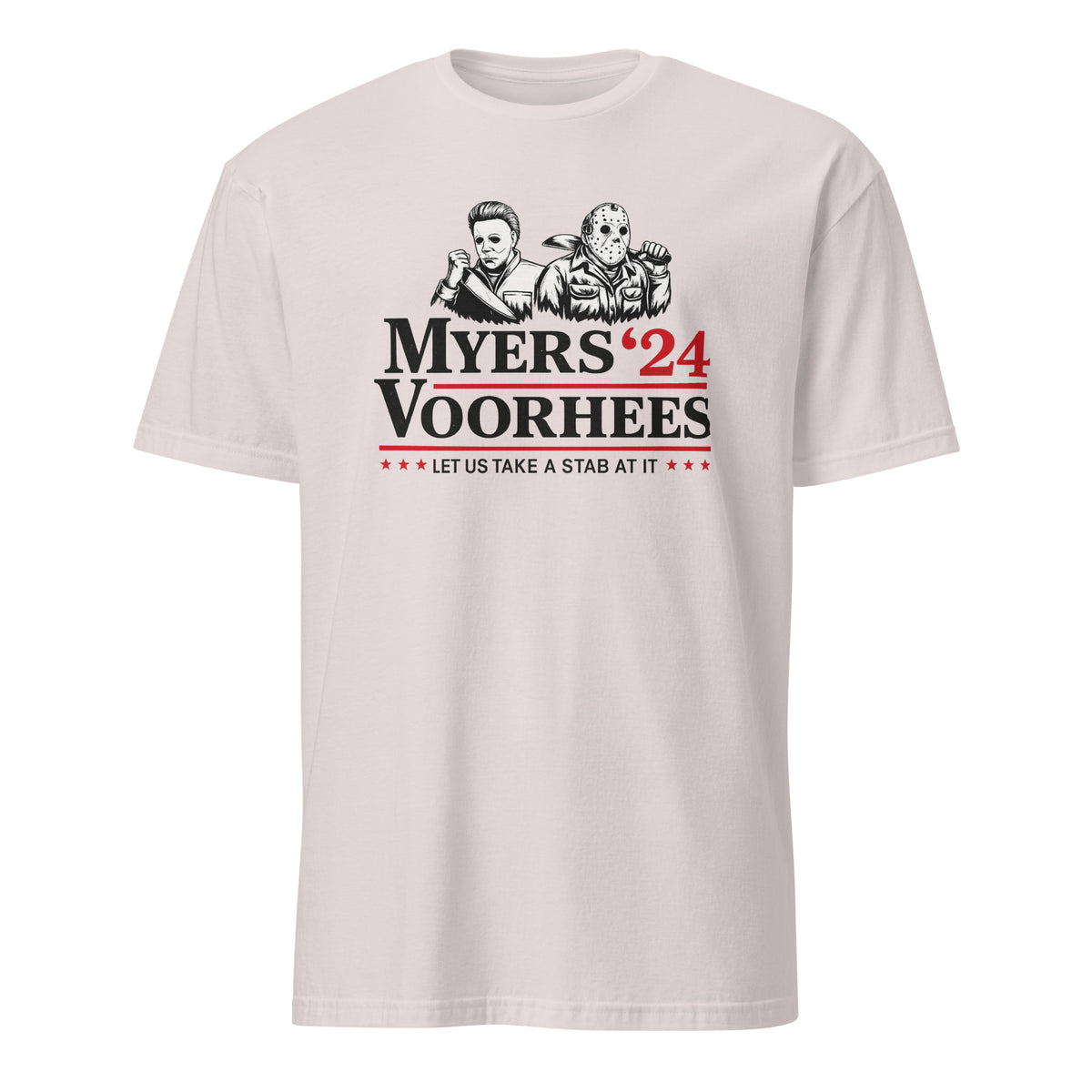 Horror Villain Election Shirt in ice grey by Cuccico