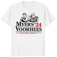 Horror Villain Election Shirt in white by Cuccico