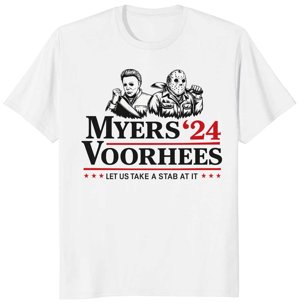 Horror Villain Election Shirt in white by Cuccico
