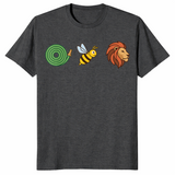 Hose bee lion shirt dark heather grey