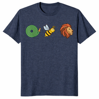 Hose bee lion shirt heather navy