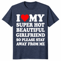 Hot Girlfriend Shirt dark heather
