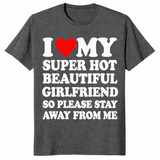 Hot Girlfriend Shirt heather navy