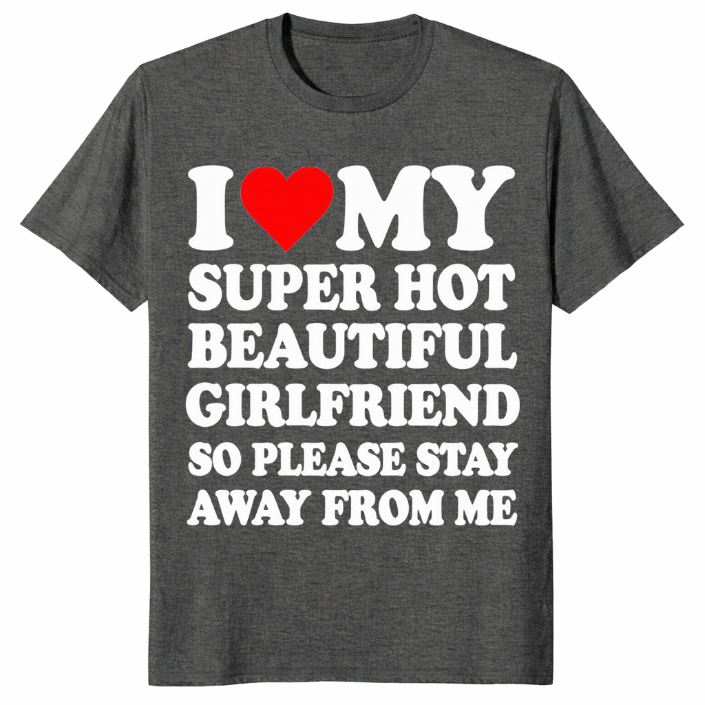 Hot Girlfriend Shirt heather navy