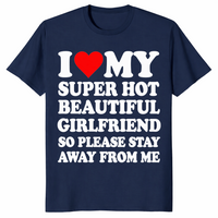 Hot Girlfriend Shirt navy