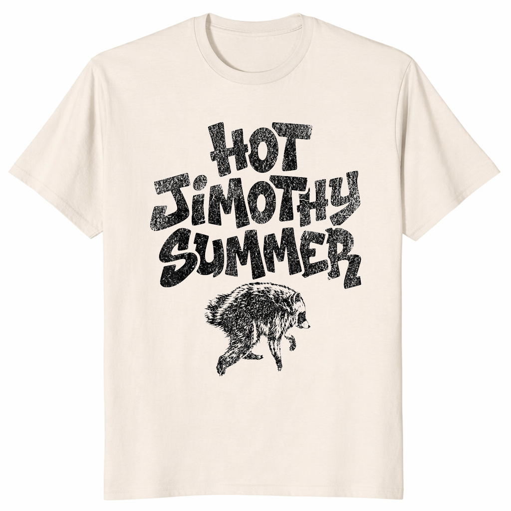 Jimothy HOT Summer Heatwave Viral Raccoon Meme T-Shirt | Cuccico