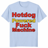 Hotdog Powered Fuck Machine Shirt | Funny Adult Humor Graphic Tee | Cuccico