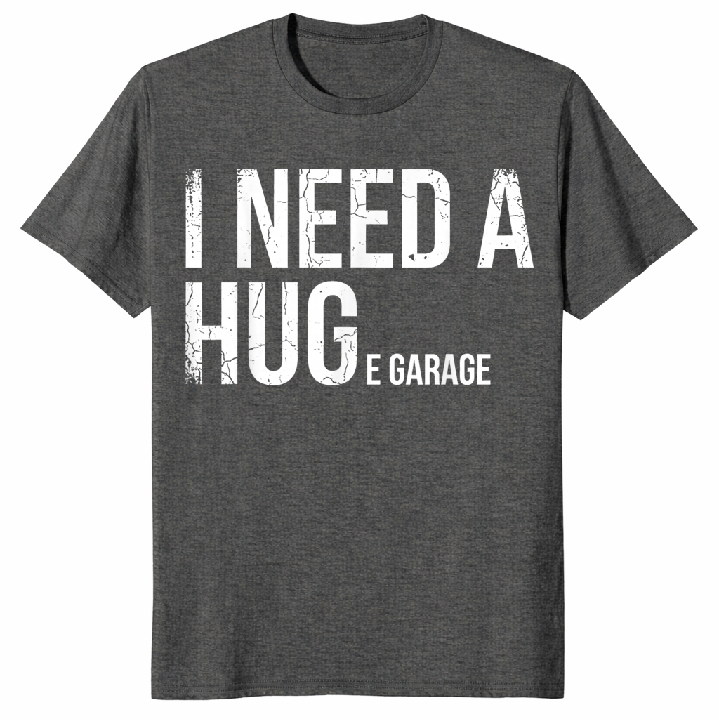 I Need A Huge Garage Funny Mechanic Car Enthusiast T-Shirt | Cuccico