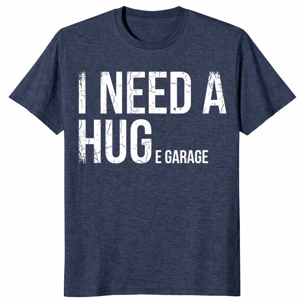 I Need A Huge Garage Funny Mechanic Car Enthusiast T-Shirt | Cuccico