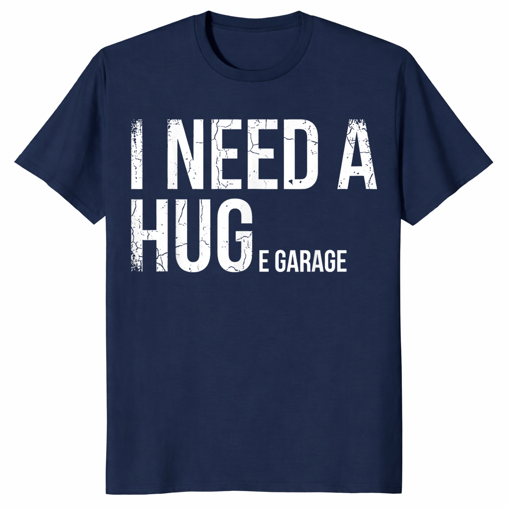 I Need A Huge Garage Funny Mechanic Car Enthusiast T-Shirt | Cuccico